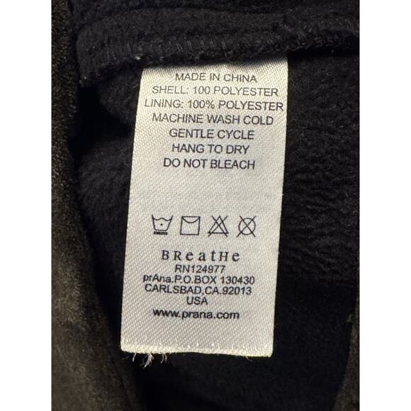 Medium Prana Elkton Jacket Hooded Winter Double Breasted Pea Coat Green - Picture 11 of 12